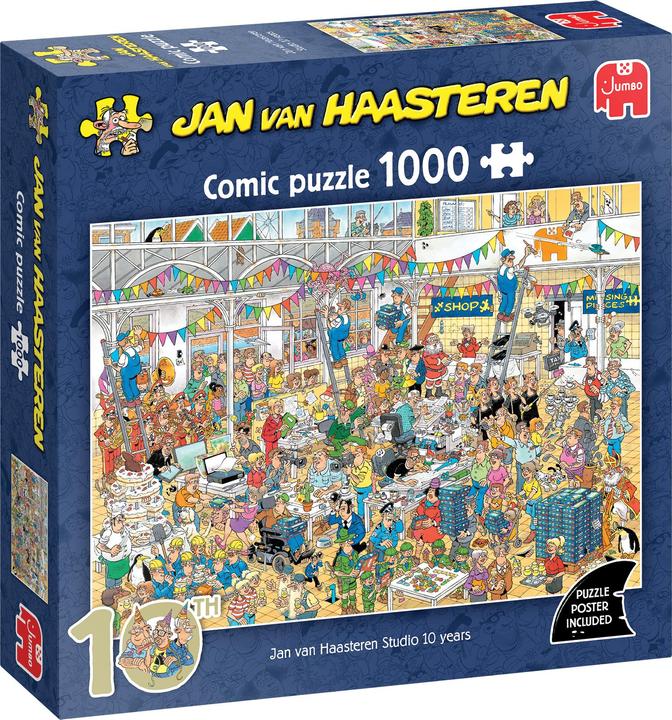Jumbo Jan van Haasteren - 10 Jahre Jan van Haasteren - Studio - 1000 Teile (1000 Teile)