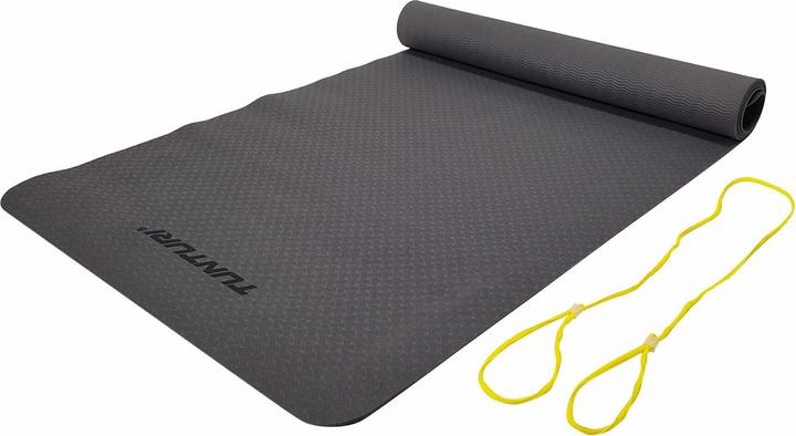 Actual product image Tunturi TPE Yogamatte Rutschfest Anthrazit 3 mm (3 mm)