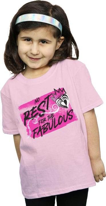 Actual product image Disney Girls The Descendants No Rest Cotton T-Shirt (128)
