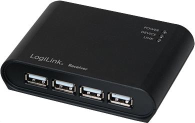 Actual product image LogiLink USB 2.0 RS232 adapter cable, black, 1.5 m Connectors: USB-A plug, DB9 plug (1.50 m)