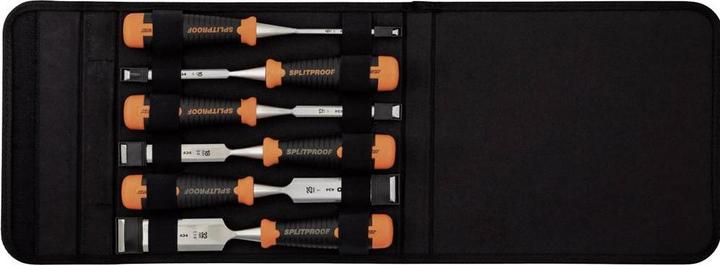 Actual product image Bahco ERGO - impact-resistant chisel set - 6-piece/polyester bag (32 mm)
