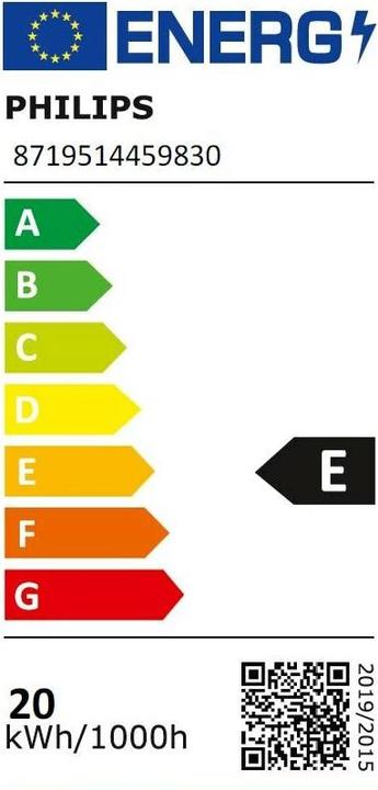 Energie-Label Philips 45983000 CorePro LEDtube 1500mm 20W 865 (G13, 20 W, 2200 lm, 1 x, E)