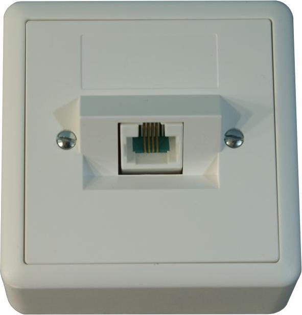 Produktbild Elbro AP-Dose 1×RJ45/u 4P ITplus EDIZIOdue weiss