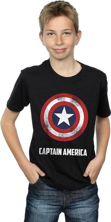 Immagine prodotto Captain America Shield Text Maglietta Ragazzi (128)