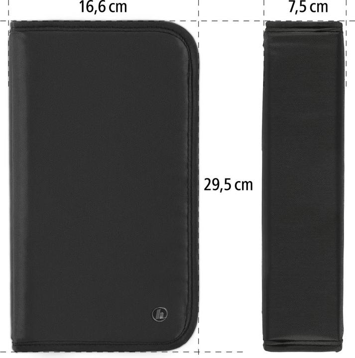 Actual product image Hama CD-/DVD-Wallet made of Nylon 80, black
