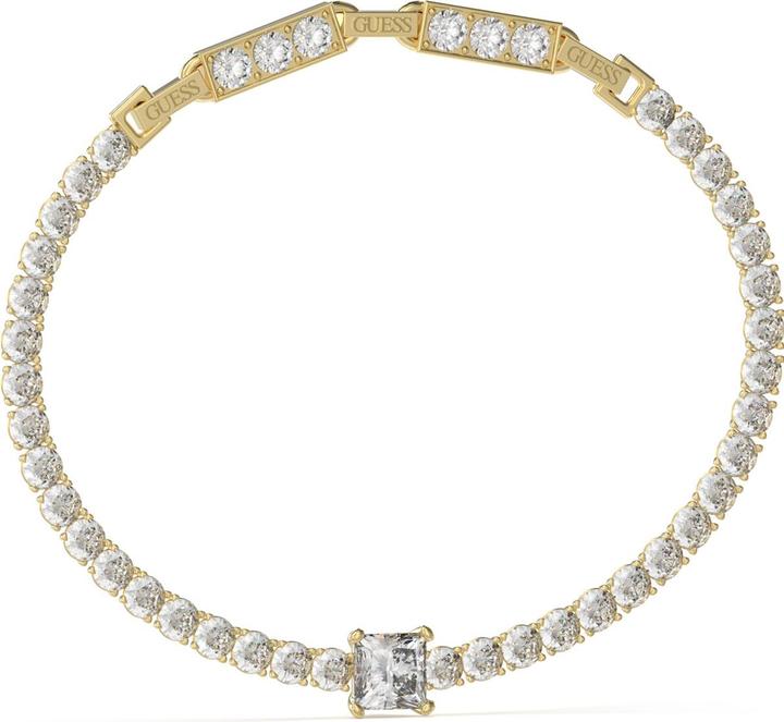 Guess Women Ìs Arm Party Glitter Bracelet JUBB04219JWYGT/U (18.50 cm, Edelstahl)