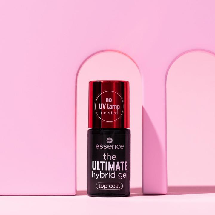 Actual product image essence the ULTIMATE hybrid gel top coat (Transparent, Top coat)