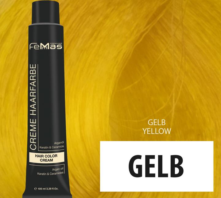 Image du produit FemMas Yellow) Couleur des cheveux Pure & Mix 100ml
