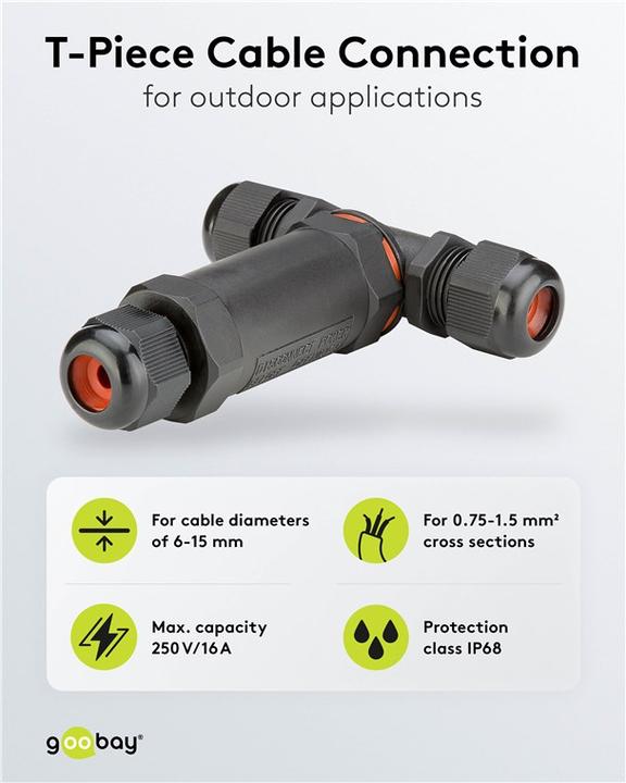 Actual product image Goobay Cable connector