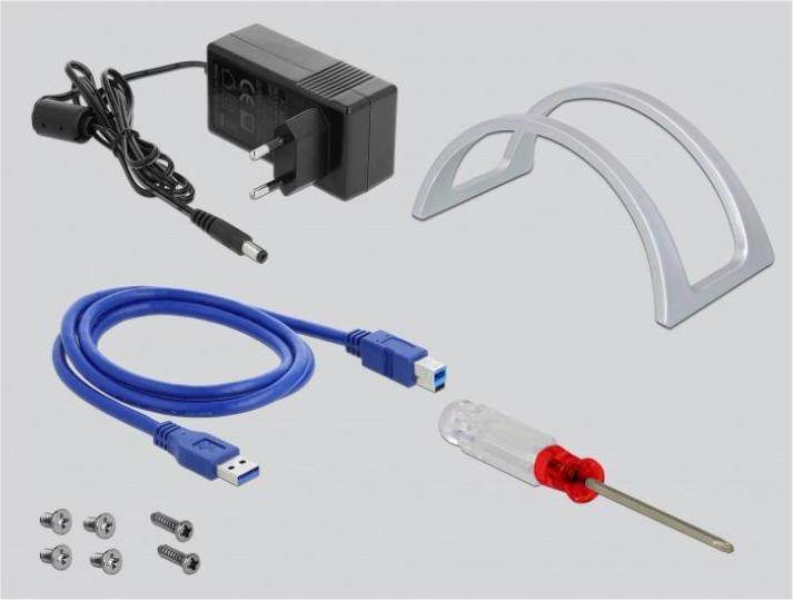 Image du produit Delock 8,90cm (3.5") Boîtier externe SATA HDD vers USB3.0 (3.5")