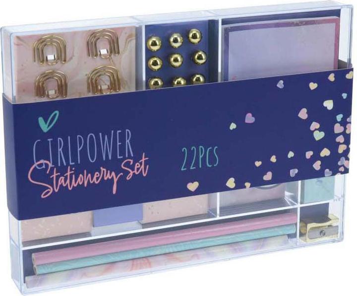 Immagine prodotto Schreibwaren-Set Gold/Lila, 22-tlg.