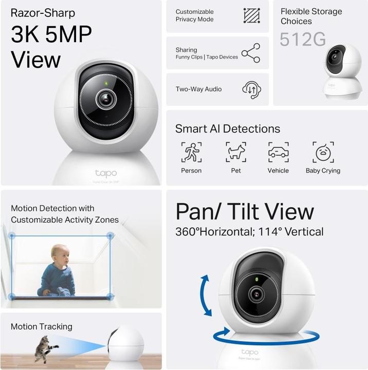 Produktbild TP-Link Tapo C230 (2880 x 1620 Pixels)