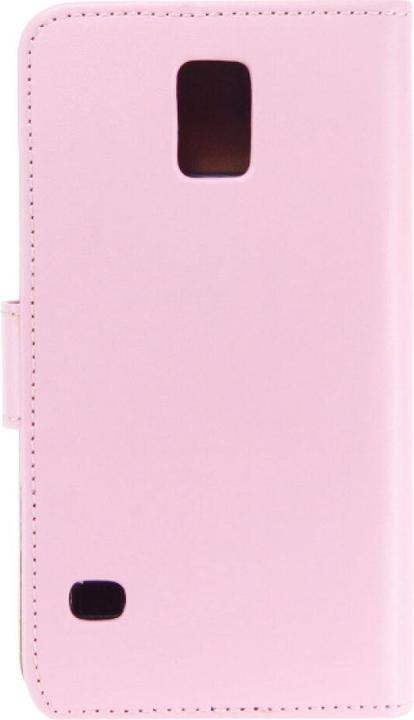 Image du produit OEM Book Case en cuir Slim pour Galaxy S5 - rose 4250710549726 (Samsung Galaxy S5)