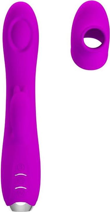 Actual product image Pretty Love Regina Vibe and Wave Functions USB Silicone Purple