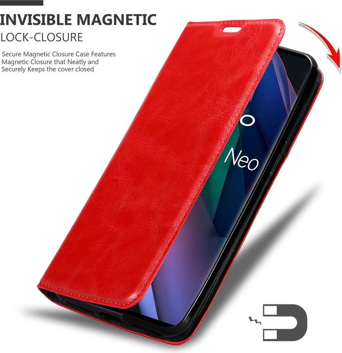 Produktbild Cadorabo Book Invis. Magnet Hülle (Oppo Find X3 Neo)