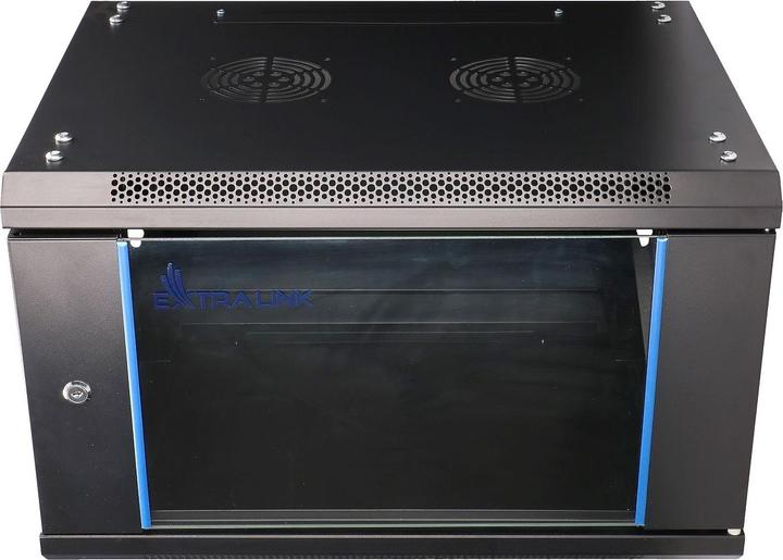 Produktbild Extralink EX.7225 rack cabinet 6U Wall mounted rack Black (6 HE, 19 Zoll Rack)