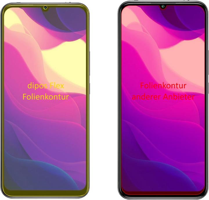 Immagine prodotto Dipos Pellicola Protettiva Full-Cover 3D (2 Pezzo/i, Xiaomi Mi 10 Lite 5G)