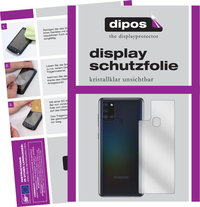 Produktbild Dipos Displayschutzfolie Crystalclear (6 Stück, Samsung Galaxy A21s)