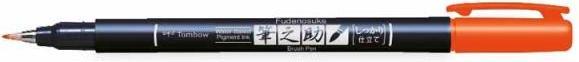 Image du produit Tombow FUDENOSUKE HARD - Crayon de calligraphie (Orange, 3 mm, 1 x)
