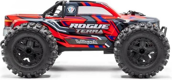 Actual product image Hobbytech Monster Truck Rogue Terra Brushless Red, ARTR, 1:10 (ARR Almost Ready to Run)