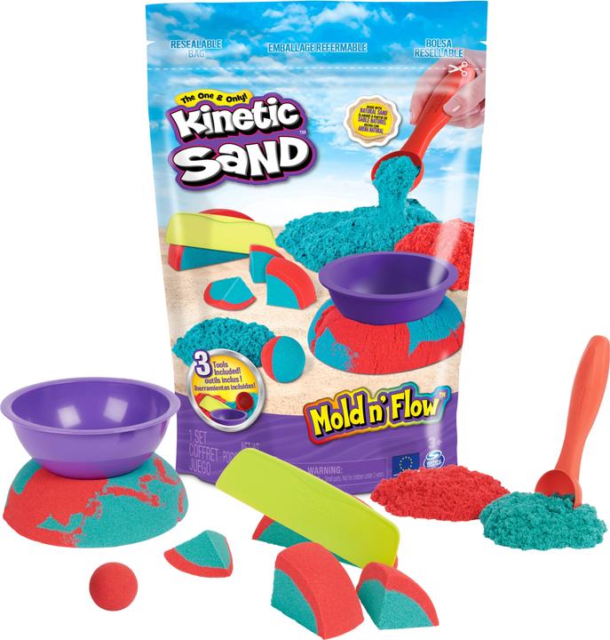 Actual product image Spin Master Kinetic Sand Mold n’ Flow
