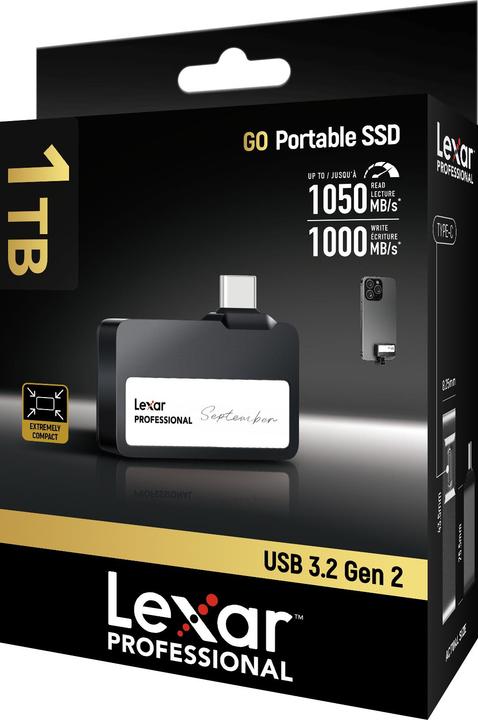 Actual product image Lexar Professional Go SL400 (1000 GB)