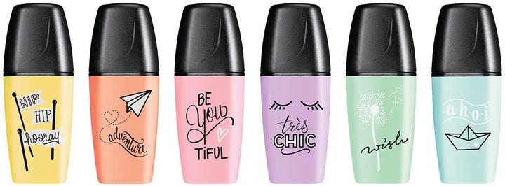 Actual product image STABILO BOSS MINI Pastel Love Highlighter (Multicoloured, 5 mm, 6 x)