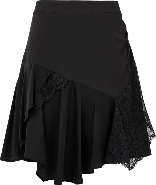 Joe Browns Lace Panel Asymmetric Mini Skirt (34)