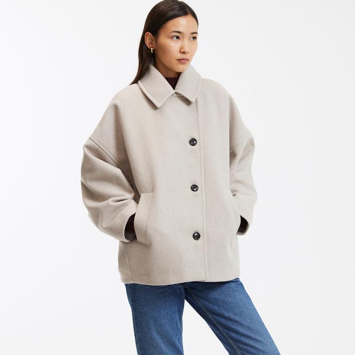 Actual product image La Redoute Collections Kurzmantel mit Knopfverschluss (38)