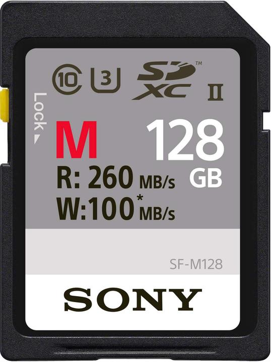 Sony SF-M Series UHS-II (128 GB, SDXC, U3, UHS-II)