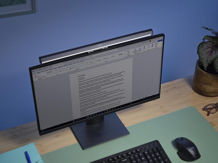 Immagine prodotto Trust Striscia luminosa a LED per monitor Shyne - nera