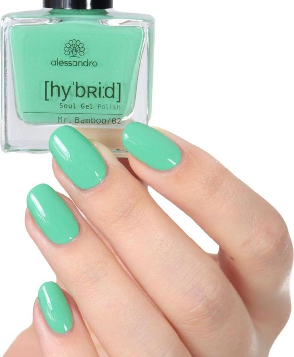 Produktbild Alessandro Hybrid Soul Gel Polish Mr Mamboo (133 Mr. Bamboo, Farblack)