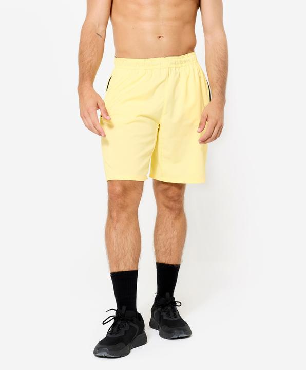 Domyos Shorts Reissverschlusstaschen - hellgelb