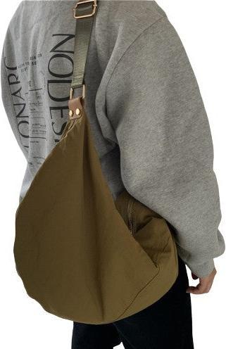 Only-Bags.Store Minimalistische Knödeltasche, Unterarmtasche mit grosser Kapazität, Nylon-Kreuztasche, übergreifende