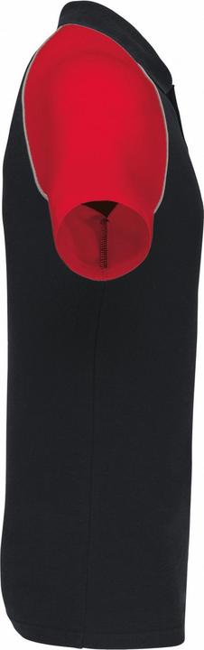 Actual product image Kariban Mens Contrast Pique Baseball Polo Shirt (XL)