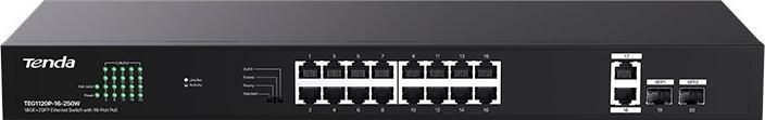 Produktbild Tenda Switch TEG1120P-16-250W (18 Ports)