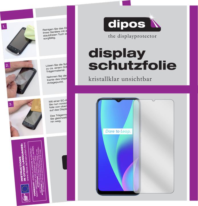 Actual product image Dipos Screen Protector Crystalclear (5 Piece, Realme C15)