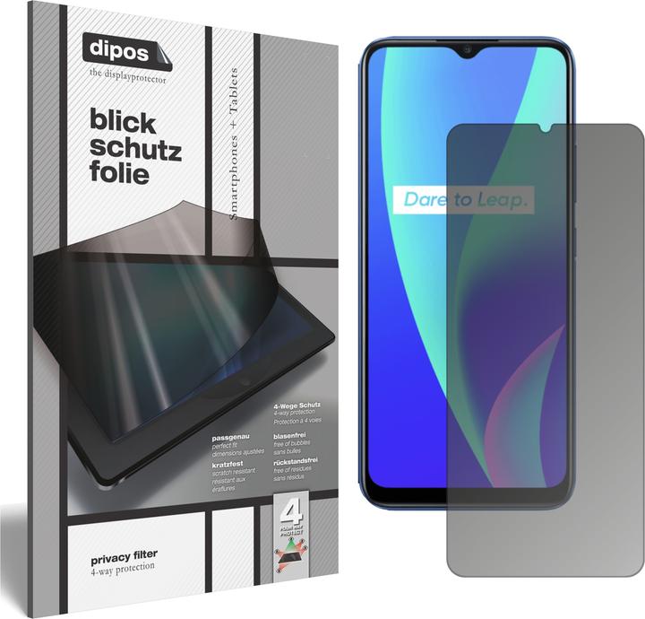 Actual product image Dipos Screen Protector 4-Way Privacy (1 Piece, Realme C15)