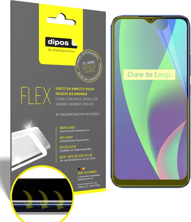 Produktbild Dipos Displayschutzfolie Full-Cover 3D (2 Stück, Realme C3)