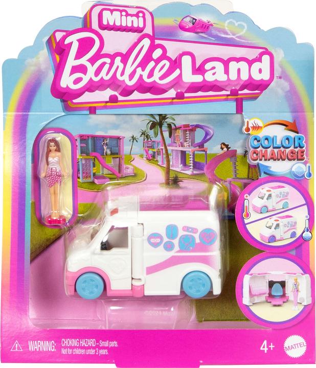 Barbie Mini Ambulanza BarbieLand con bambola