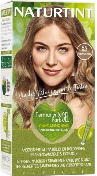 Produktbild Naturtint Permanentes Haarfarbegel 8N Weizenblond ohne Ammoniak (8N)