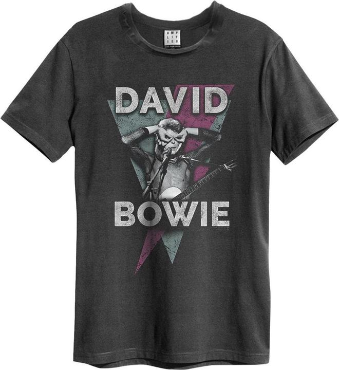 Actual product image Amplified Unisex Adult Look Into My Eyes David Bowie T-Shirt (L)