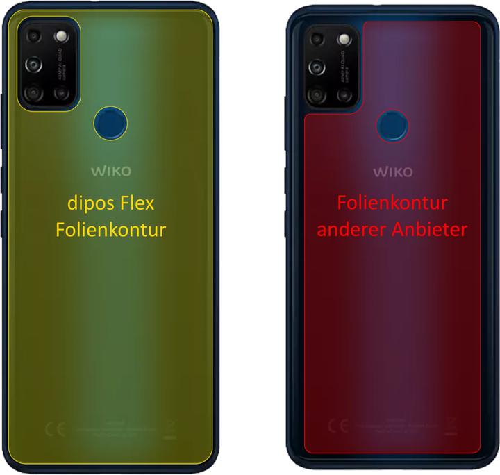 Produktbild Dipos Displayschutzfolie Full-Cover 3D (2 Stück, Wiko View 5 Plus)