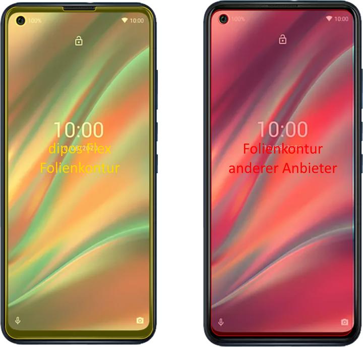 Produktbild Dipos Displayschutzfolie Full-Cover 3D (2 Stück, Wiko View 2, Wiko View, Wiko View 3, Wiko View Go, Wiko View XL)