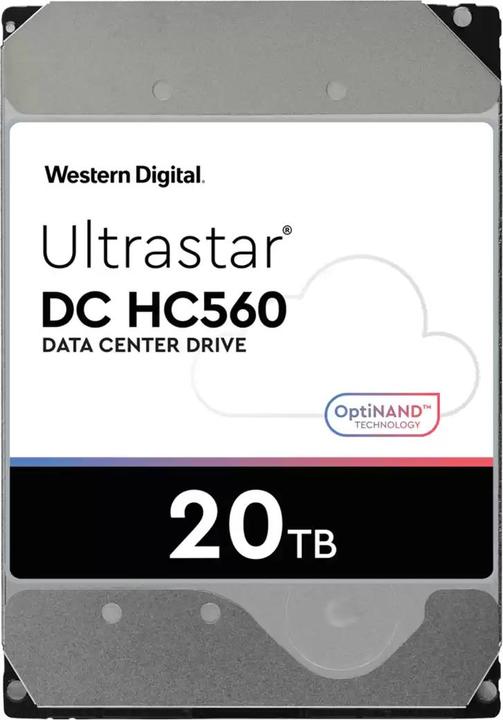 Actual product image WD Ultrastar DC HC560 SAS SE - 20TB (20 TB, 3.5", CMR)