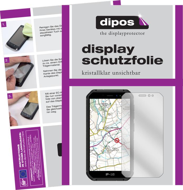 Actual product image Dipos Screen Protector Crystalclear (6 Piece, Ulefone Armor X7 Pro)