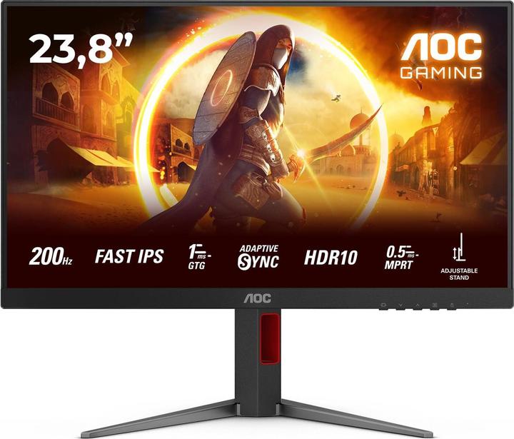 AOC 60,5cm (23,8") 24G4HA 16:09 2xHDMI+DP black/red (1920 x 1080 Pixel, 23.80")