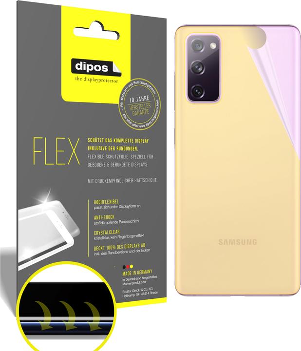 Produktbild Dipos Displayschutzfolie Full-Cover 3D (2 Stück, Samsung Galaxy S20 FE 5G)