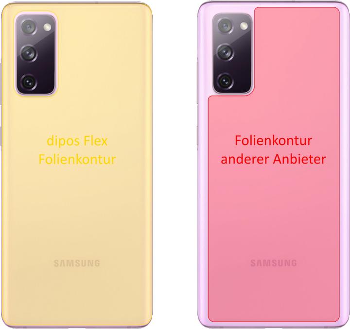 Produktbild Dipos Displayschutzfolie Full-Cover 3D (2 Stück, Samsung Galaxy S20 FE 5G)