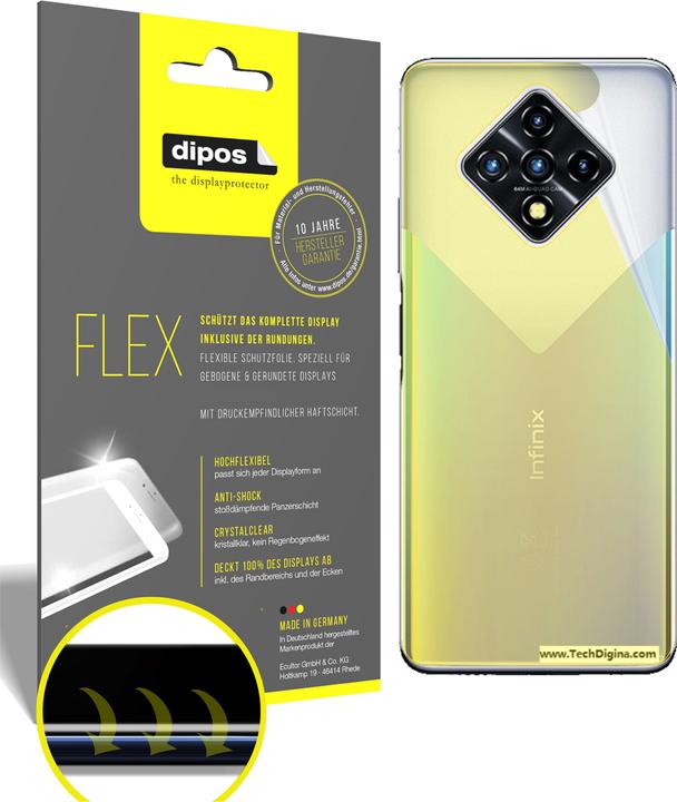 Produktbild Dipos Displayschutzfolie Full-Cover 3D (2 Stück, Infinix Zero 8)